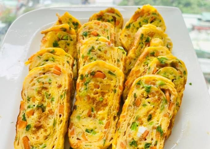 Hình ảnh trứng cuộn rau củ 1