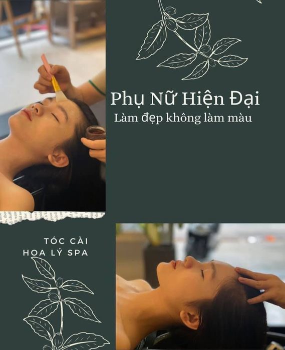 Hình Ảnh Tóc Cài Hoa Lý Spa 1