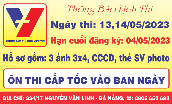 Không gian học tập hiện đại tại Trung tâm Việt Tin Đà Nẵng
