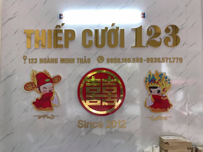 Mẫu thiệp cưới đẹp mắt từ Thiệp Cưới 123
