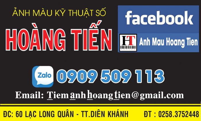 Tiệm ảnh màu Hoàng Tiến - Hình ảnh