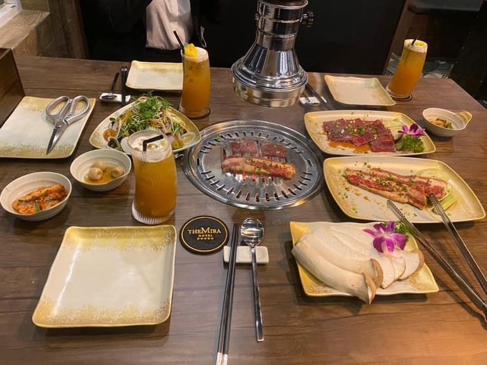 Hình ảnh các món nướng đặc trưng tại Sky Garden BBQ