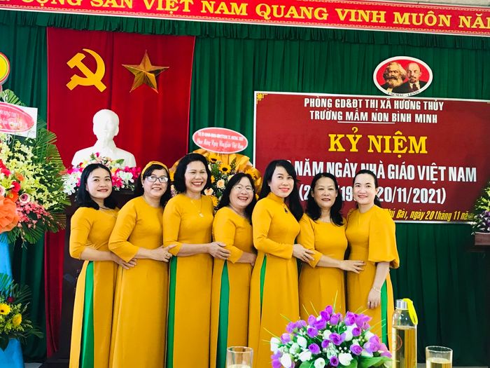 Hình ảnh tươi sáng về Trường Mầm non Bình Minh