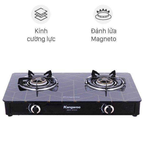 Hình ảnh bếp ga Kangaroo trong không gian bếp hiện đại