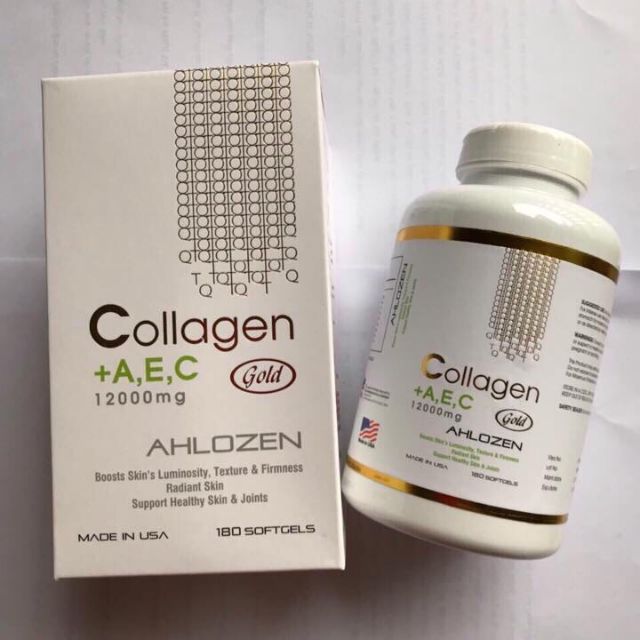 Hình ảnh thực tế Collagen AEC Gold 12000mg - Sản phẩm cao cấp từ Ahlozen