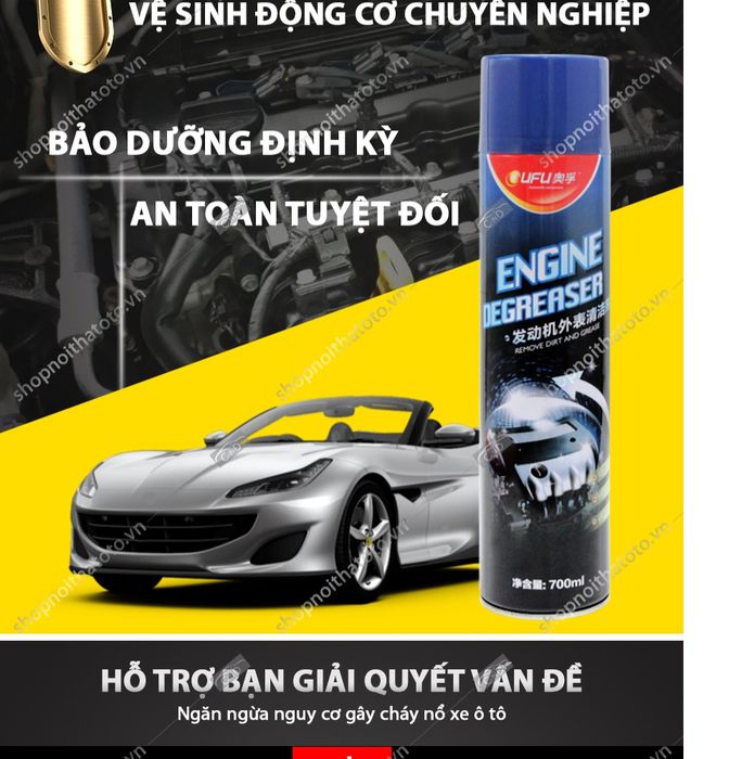 Hình ảnh thực tế dung dịch OUFU AF-1105 đang hoạt động