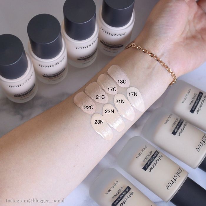 Kem Nền Kiềm Dầu Innisfree My Foundation All Day-Longwear hình ảnh 1