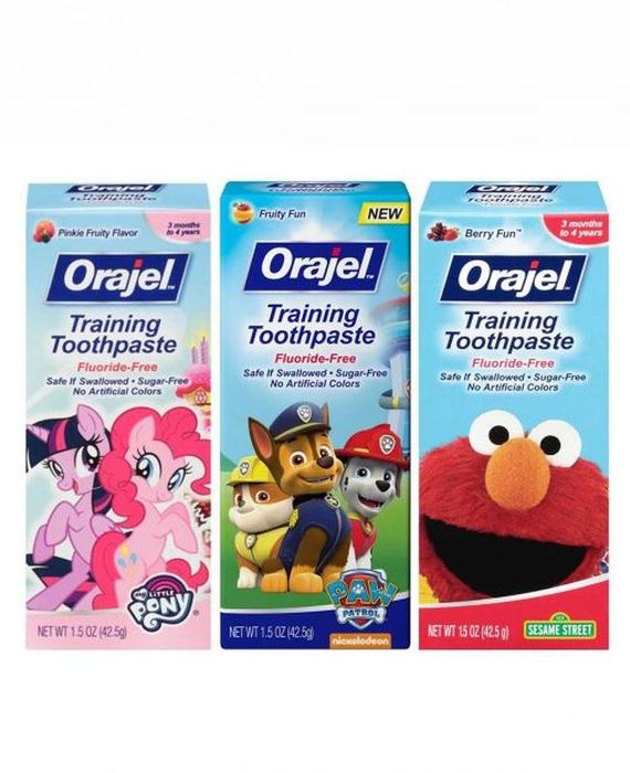 Hình ảnh thực tế kem đánh răng Orajel Training Toothpaste