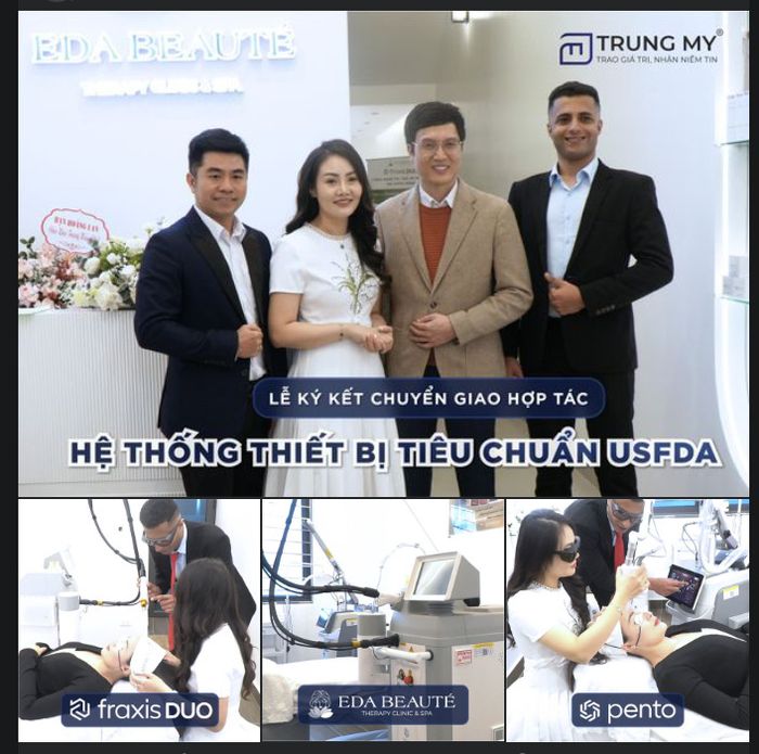 Hình ảnh thiết bị thẩm mỹ công nghệ cao tại Trung Mỹ