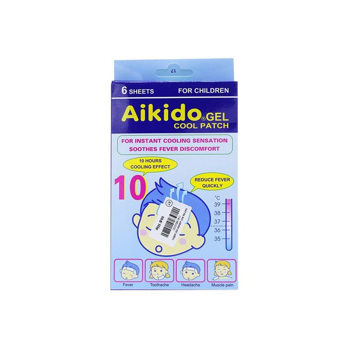Hình ảnh 1 của miếng dán hạ sốt Aikido Gel Cool Patch