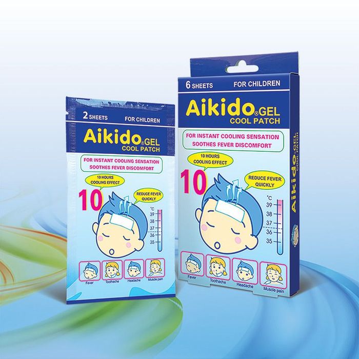 Hình ảnh 2 của miếng dán hạ sốt Aikido Gel Cool Patch