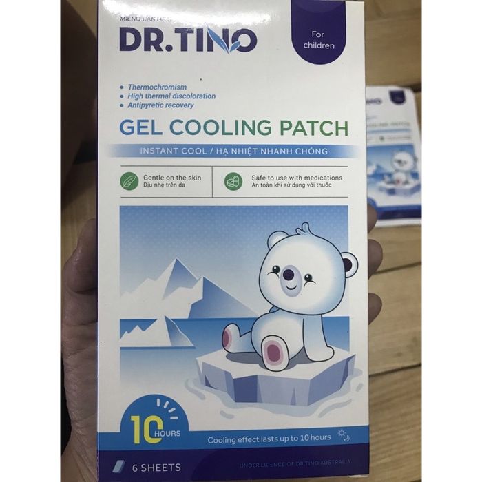 Hình ảnh miếng dán hạ sốt Dr.Tino 1