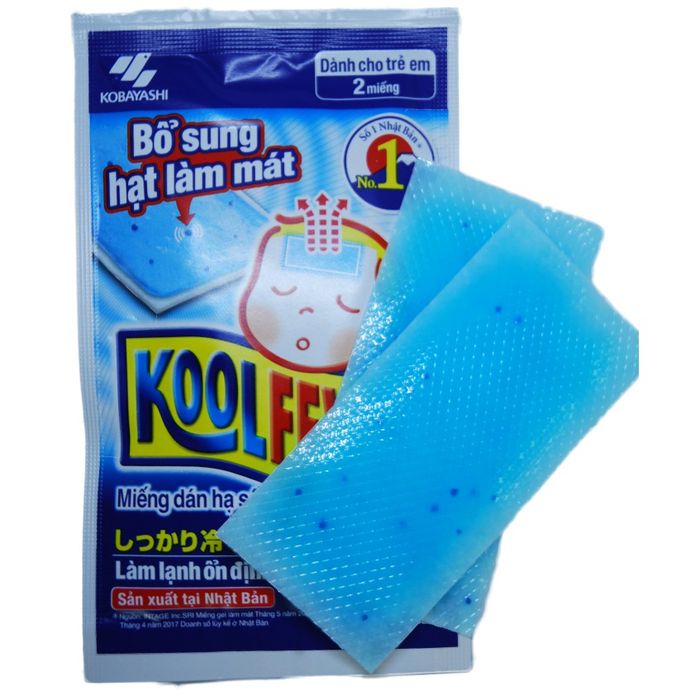Hình ảnh miếng dán hạ sốt KoolFever 1