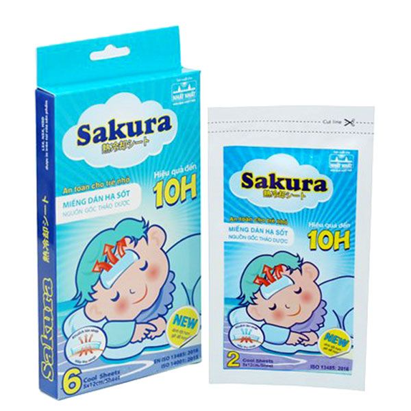 Miếng dán hạ sốt Sakura, hình ảnh 2