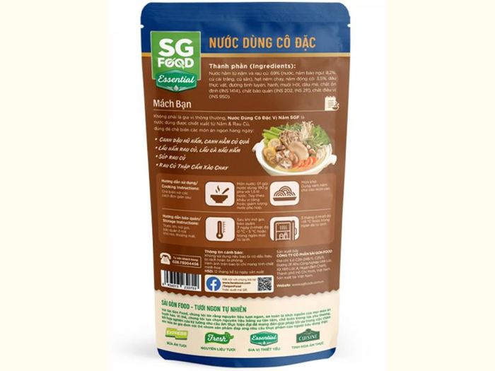 Hình ảnh Nước Dùng Cô Đặc Vị Nấm SGF - 2