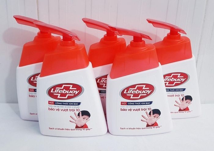 Hình ảnh chi tiết nước rửa tay Lifebuoy phiên bản mới