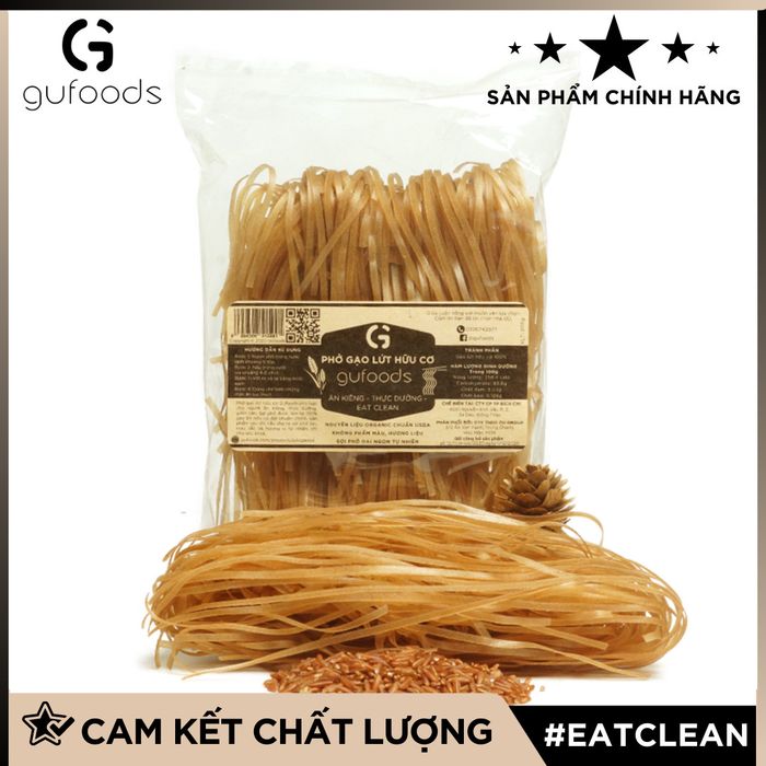 Phở gạo lứt hữu cơ ăn kiêng GUfoods - hình ảnh 1