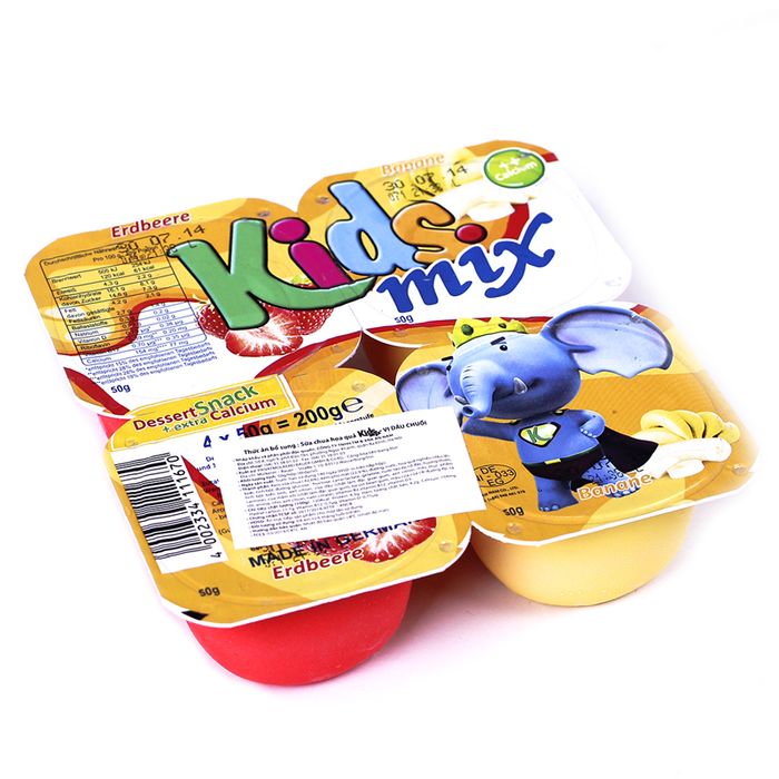 Hình ảnh phô mai sữa chua hoa quả Kids Mix Premium 1