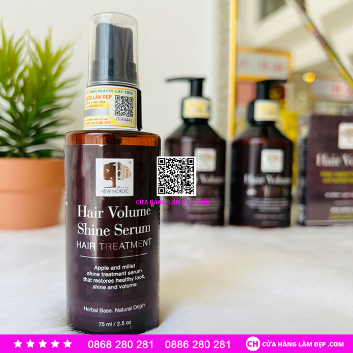 Hình ảnh Serum Mọc Tóc Hair Volume Shine Serum New Nordic
