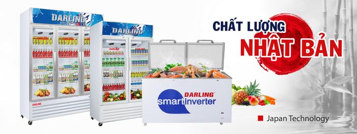 Hình ảnh tủ mát Darling - Thiết kế tinh tế, công nghệ hiện đại