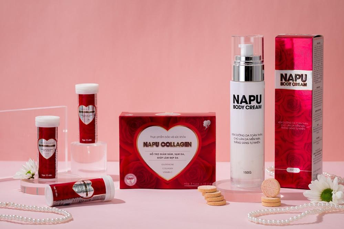 Ảnh 1 của viên sủi trắng hồng Napu Collagen