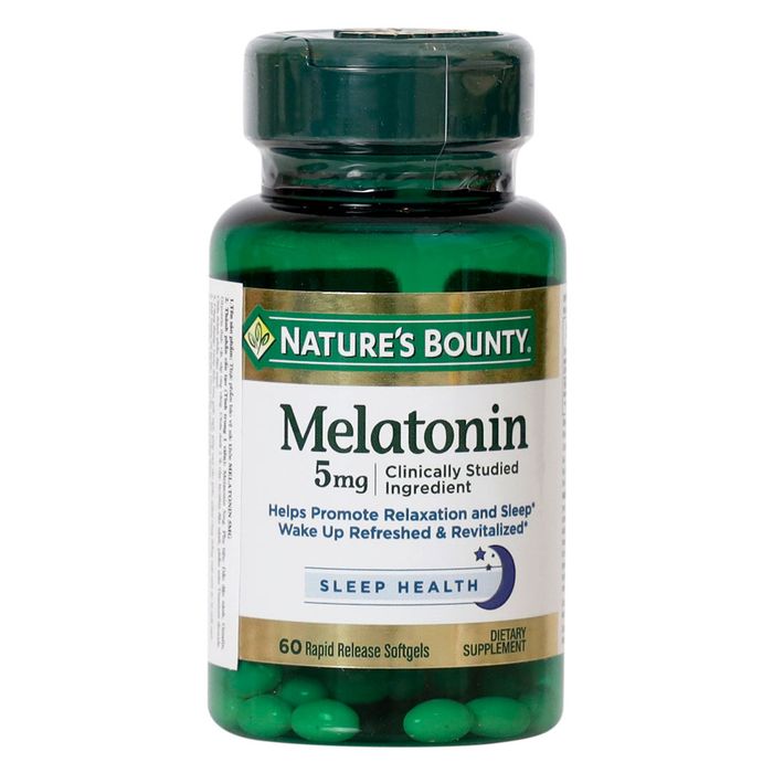Hình ảnh 1 của viên Nature’s Bounty Melatonin hỗ trợ giấc ngủ