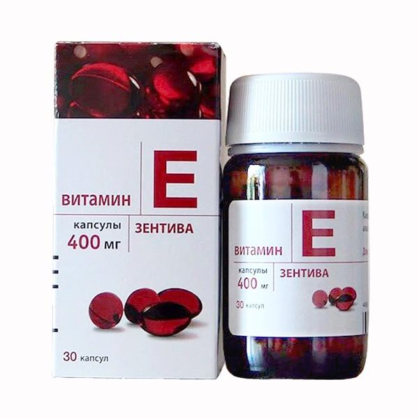 Hình ảnh sản phẩm Vitamin E Đỏ Zentiva chính hãng từ Nga