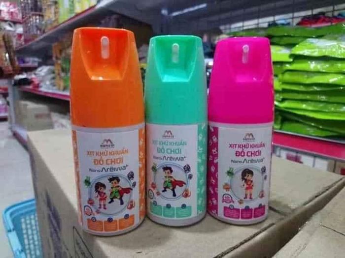 Hình ảnh Xịt Khử Khuẩn Đồ Chơi Nano Areiwa 2