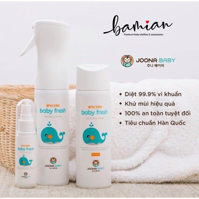 Bình xịt khử khuẩn Baby Fresh hình ảnh 1