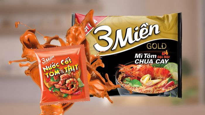 Bộ sưu tập nghệ thuật - Mì 3 Miền tôm chua cay đặc biệt trình bày đẹp mắt