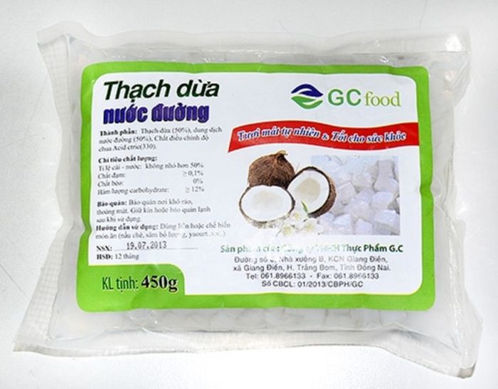 Hình ảnh sản phẩm Thạch dừa nước đường của GCfood
