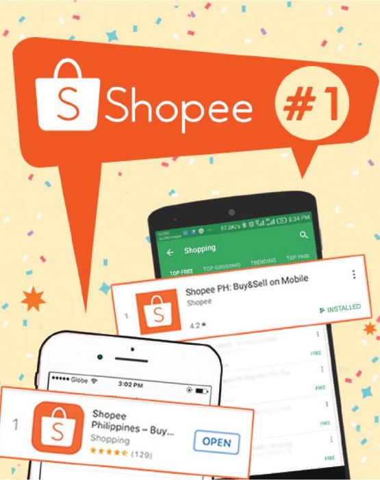 Giao diện ứng dụng mua sắm Shopee thân thiện với người dùng