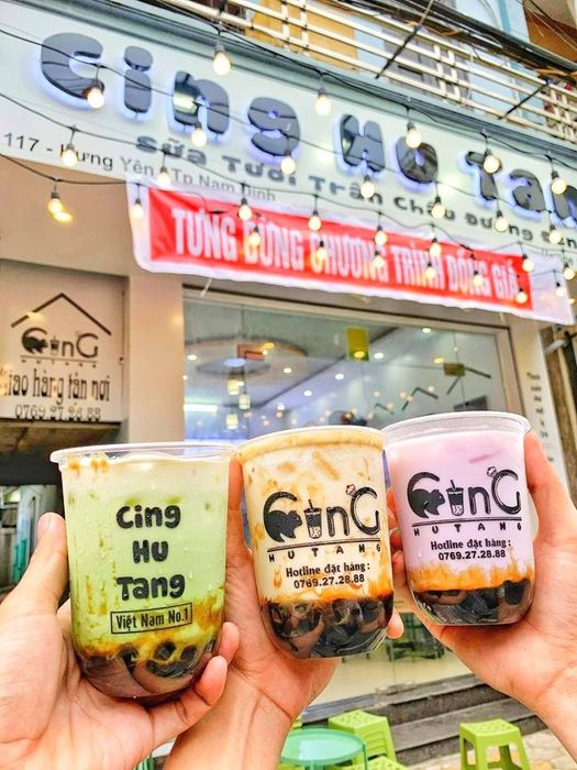 Không gian sang trọng và những ly sữa tươi nướng hấp dẫn tại Cing Hu Tang