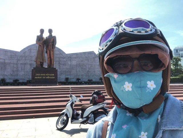 Cô gái đi hơn 3000km từ Đồng Nai đến Hà Giang, toàn bộ hành trình di chuyển bằng chiếc xe tay ga - Ảnh 4.