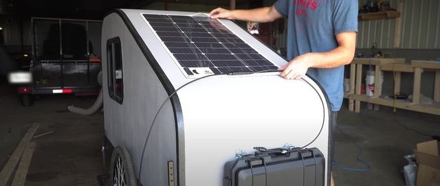 YouTuber tự tạo xe đạp điện kiêm nhà di động - Hình 12.