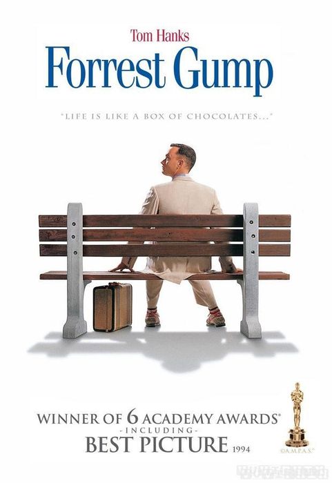 Forrest Gump là một trong những bộ phim hay nhất của Tom Hanks và đã đoạt nhiều giải thưởng.