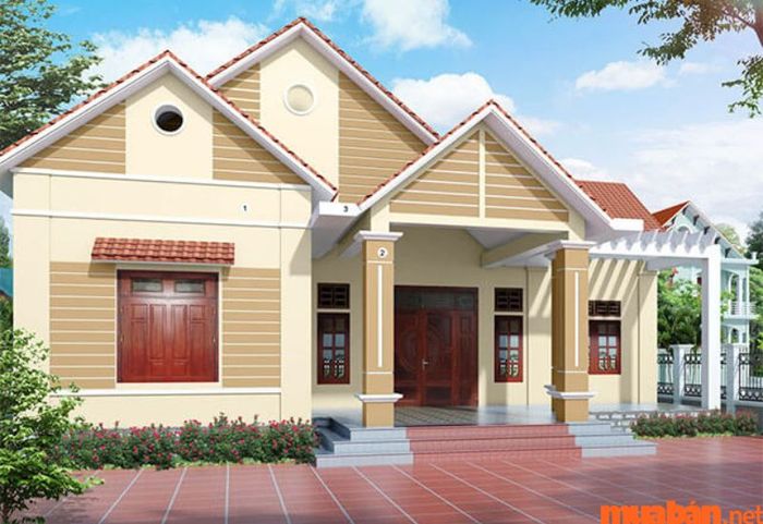 Một số điểm cần chú ý khi sơn nhà màu vàng kem nhạt