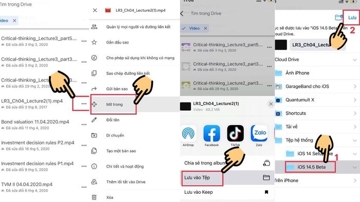 Hướng dẫn lưu video từ Google Drive - Cách tải video từ Google Drive về điện thoại chi tiết