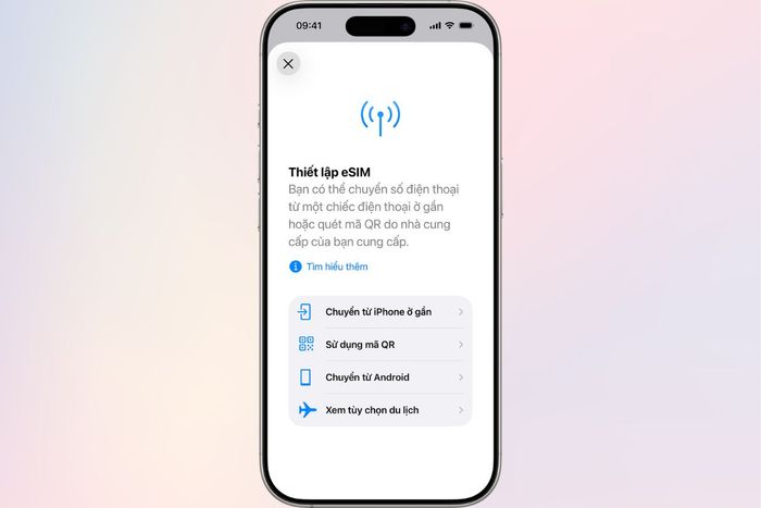 Hướng dẫn kích hoạt eSIM trên iPhone 17e