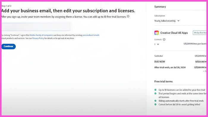 Cách tải ứng dụng Adobe Animate bước 1.3