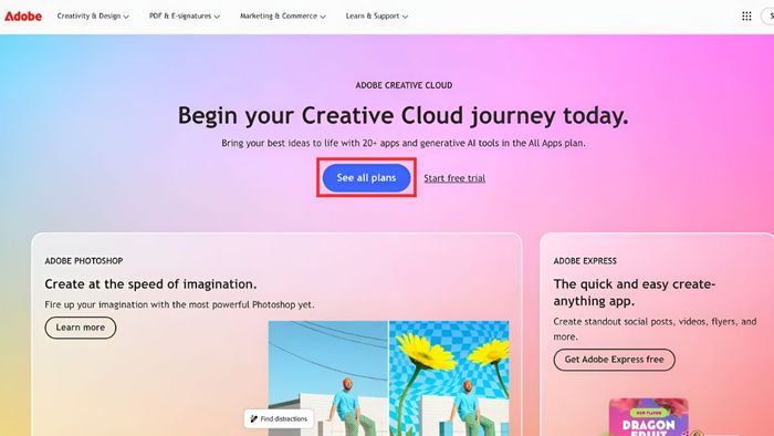 Cách tải ứng dụng Adobe Animate bước 1.1
