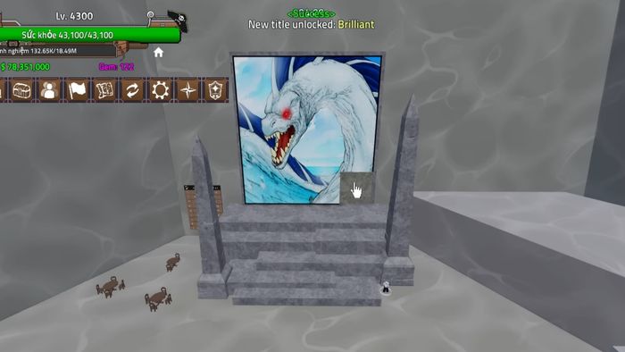 Bước 3 trong cách lấy tộc Sea Beast King Legacy