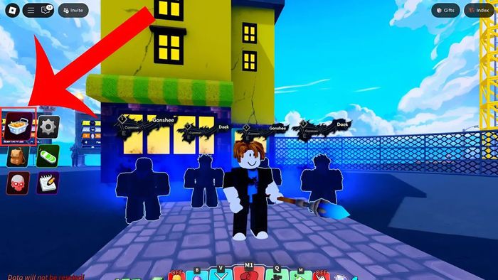 Hướng dẫn nhập mã Arise Crossover bước 2