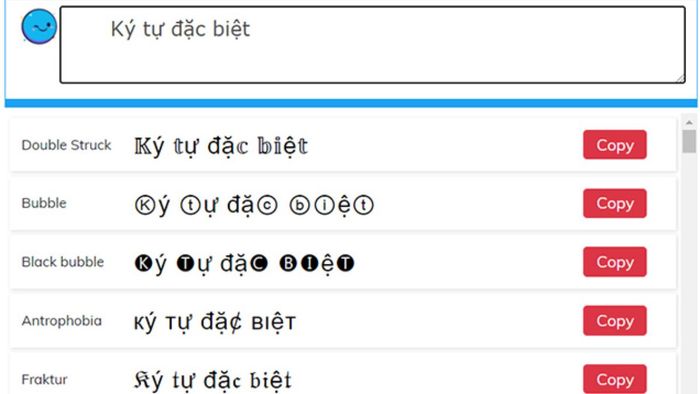 Ký tự đặc biệt LOL hình ngôi sao