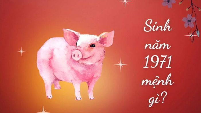 Mệnh của người sinh năm 1971 là gì?