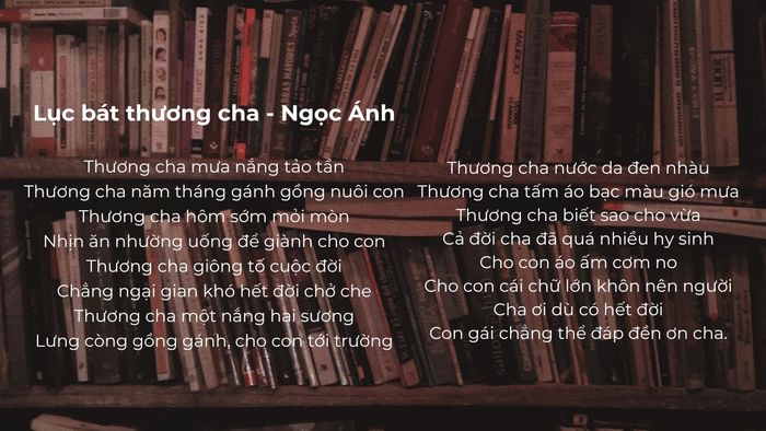 Bài thơ đáng yêu về cha
