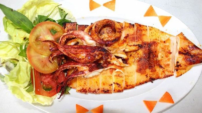 Các món ăn vặt từ nồi chiên không dầu - Mực nướng