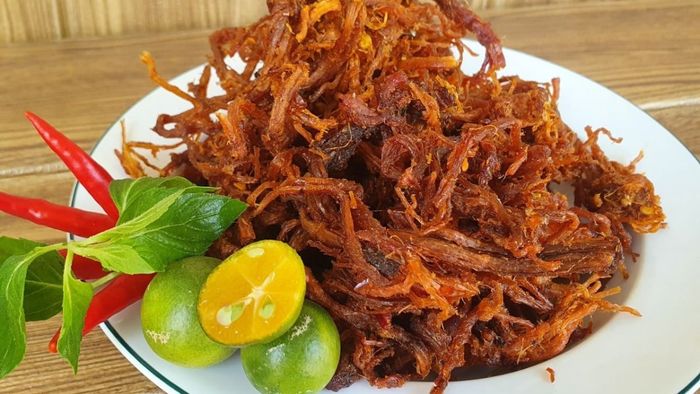 Các món ăn vặt từ nồi chiên không dầu - Khô bò