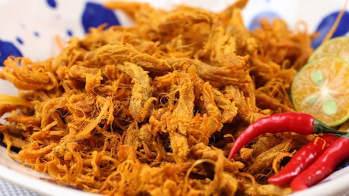 Các món ăn vặt từ nồi chiên không dầu - Khô heo