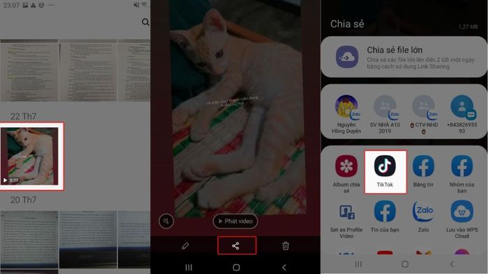 Hướng dẫn đăng video TikTok không bị mờ từ album ảnh